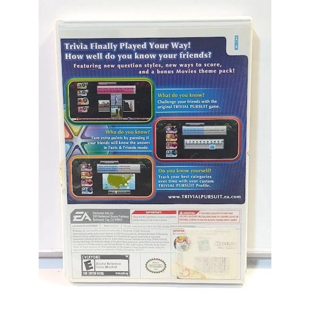 Trivial Pursuit (Nintendo Wii, 2007)  Video Game